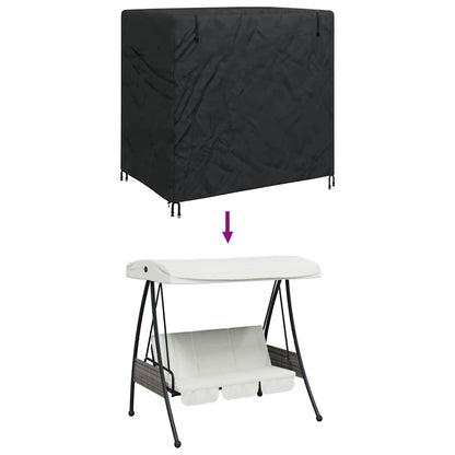 Hollywoodschaukel-Abdeckung Schwarz