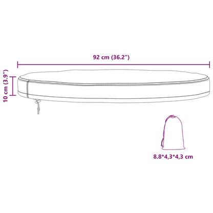 Abdeckung für den Tisch im Freien 92 x 92 x 10 cm