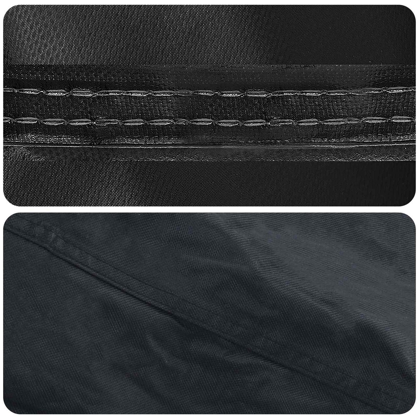 Tischdecken Uni Schwarz 142 x 142 x 15 cm Stoff