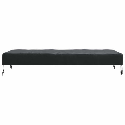 Tischdecken Uni Schwarz 152 x 92 x 15 cm Stoff