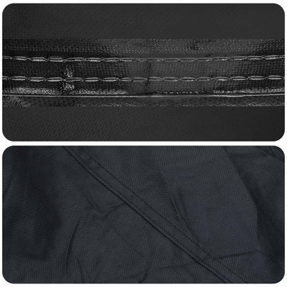 Tischdecken Uni Schwarz 152 x 92 x 15 cm Stoff