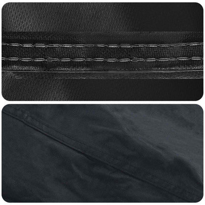 Tischdecken Uni Schwarz 182 x 92 x 15 cm Stoff