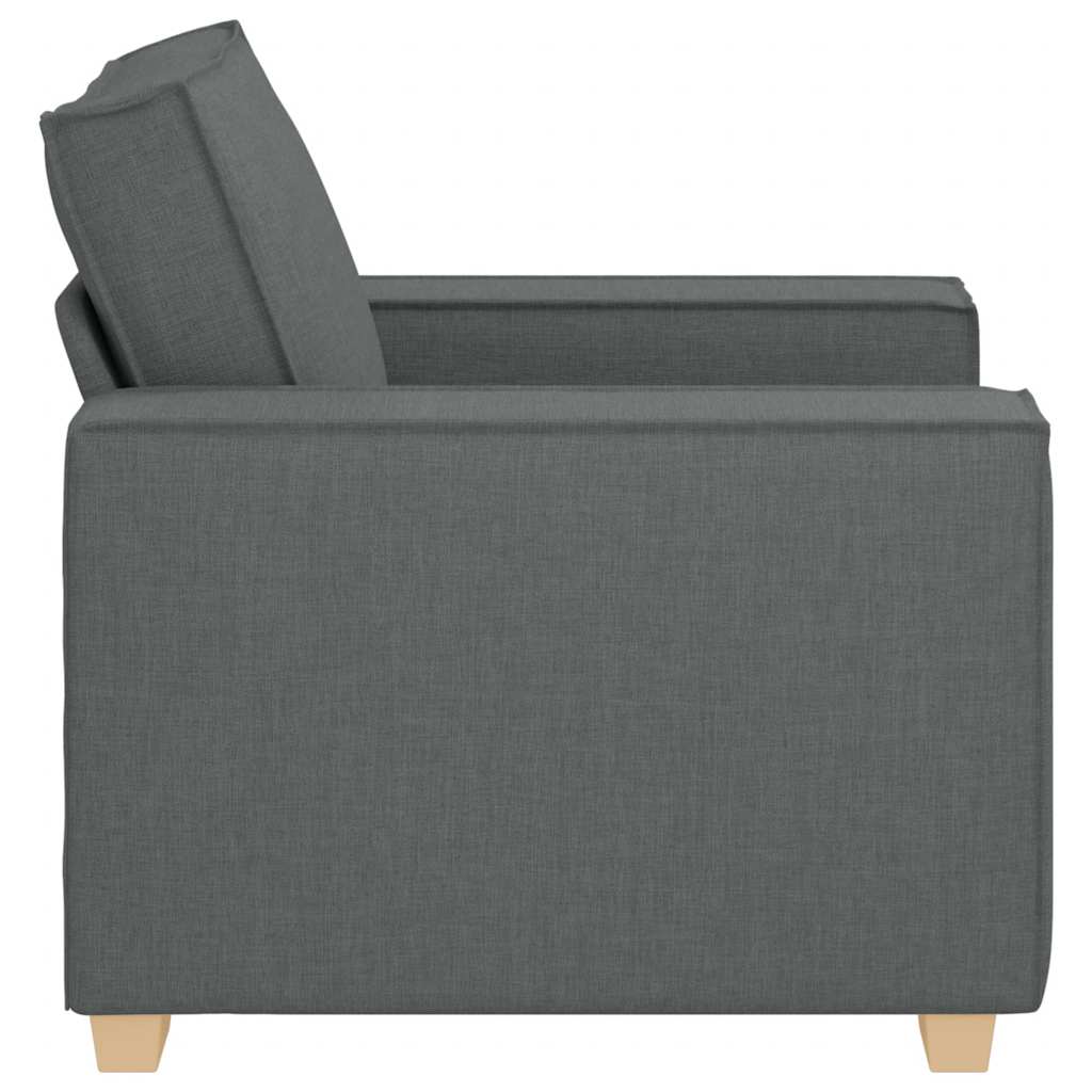 vidaXL Sofa Stuhl Dunkelgrau 100x78x84 cm Stoff