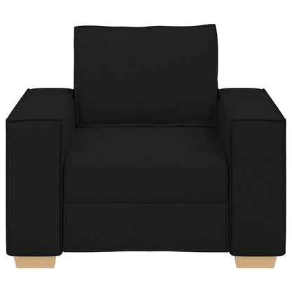 vidaXL Sofa Stuhl Schwarz 100x78x84 cm Stoff