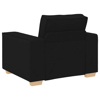 Sofa Stuhl Schwarz 100x78x84 cm Stoff