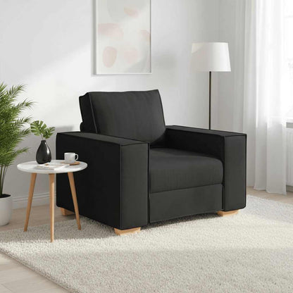 Sofa Stuhl Schwarz 100x78x84 cm Stoff