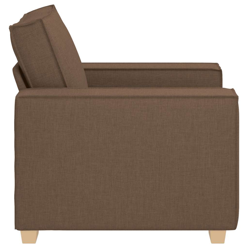 vidaXL Sofa Stuhl Braun 100x78x84 cm Stoff
