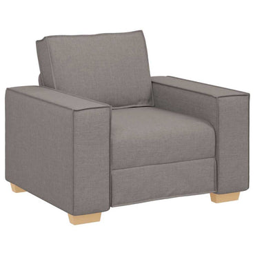 vidaXL Sofa Stuhl Taupe 100x78x84 cm Stoff