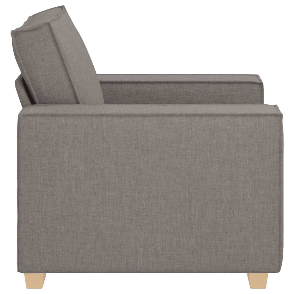 vidaXL Sofa Stuhl Taupe 100x78x84 cm Stoff