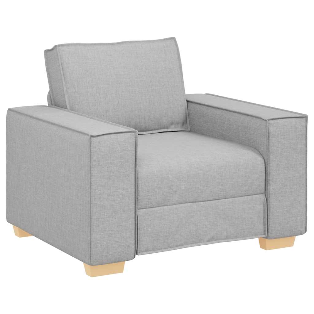 Sofa Stuhl Wolkengrau 100x78x84 cm Stoff