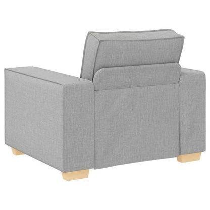 Sofa Stuhl Wolkengrau 100x78x84 cm Stoff
