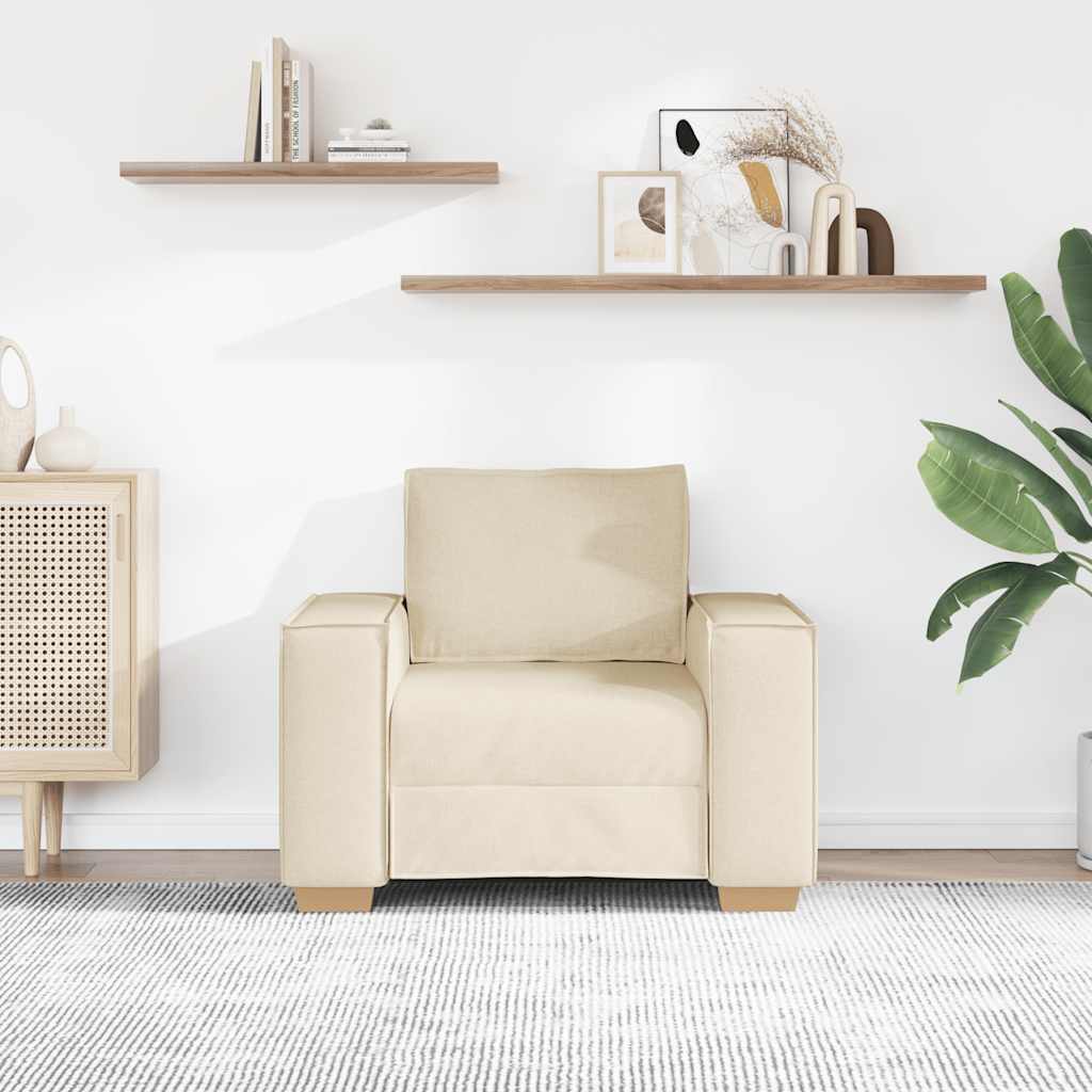 vidaXL Sofa Stuhl Leinen 60 cm