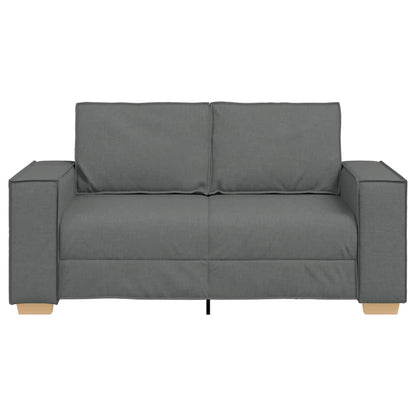 vidaXL 2-Sitzer Sofa Dunkelgrau 160x78x84 cm Stoff
