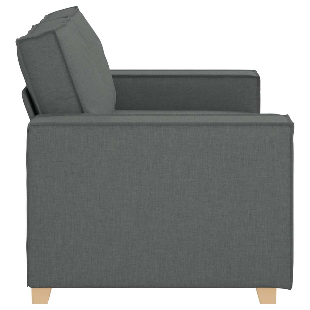 2-Sitzer Sofa Dunkelgrau 160x78x84 cm Stoff