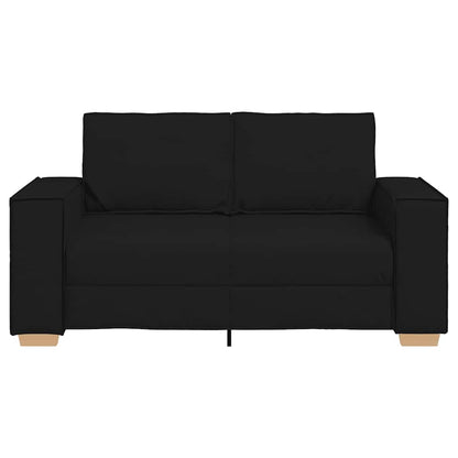 vidaXL 2-Sitzer Sofa Schwarz 160x78x84 cm Stoff