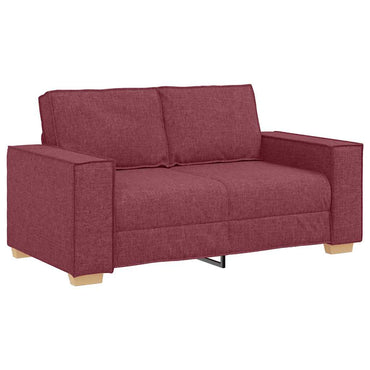 vidaXL 2-Sitzer Sofa Weinrot 160x78x84 cm Stoff