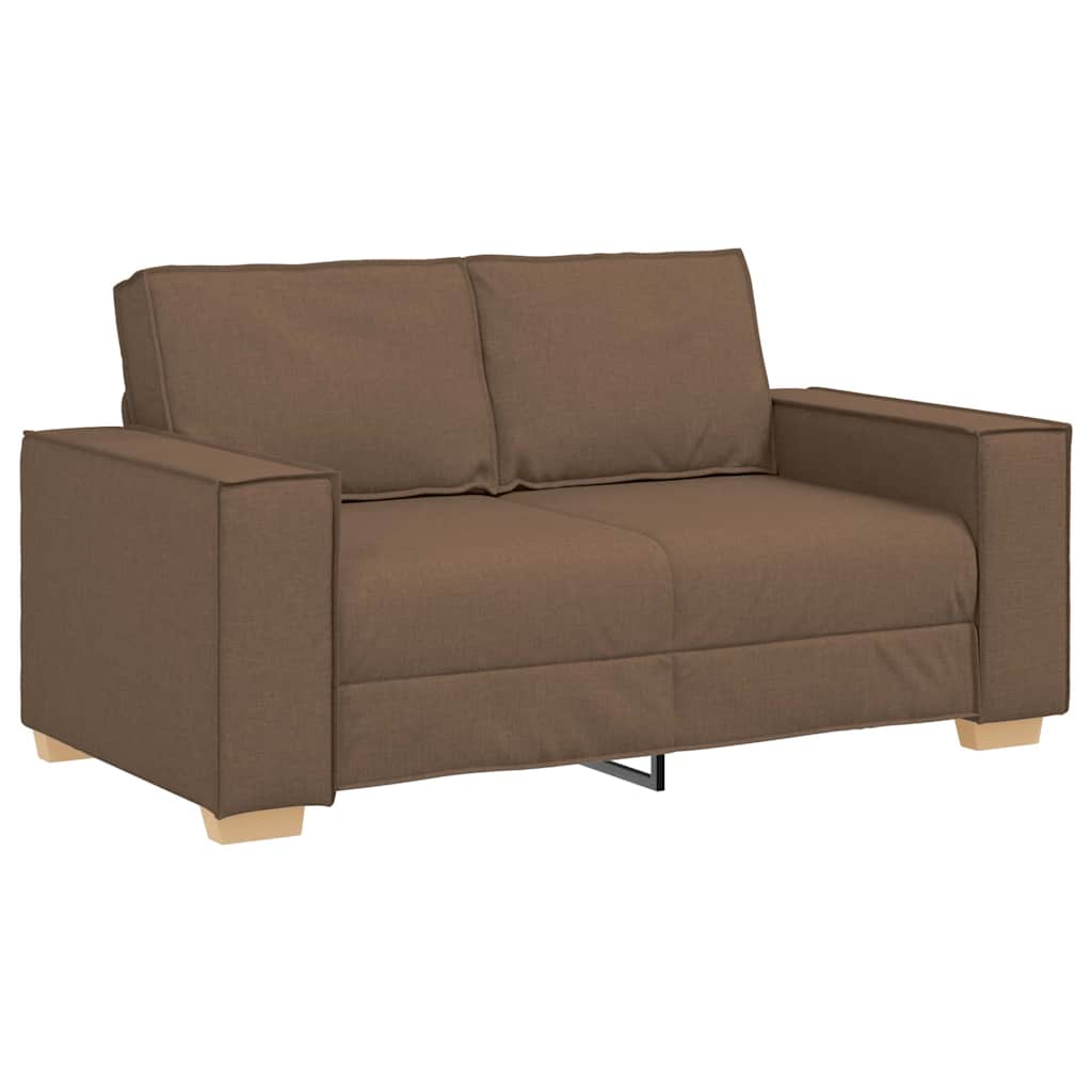 2-Sitzer Sofa Braun 160x78x84 cm Stoff