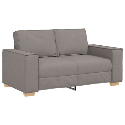 2-Sitzer Sofa Taupe 160x78x84 cm Stoff