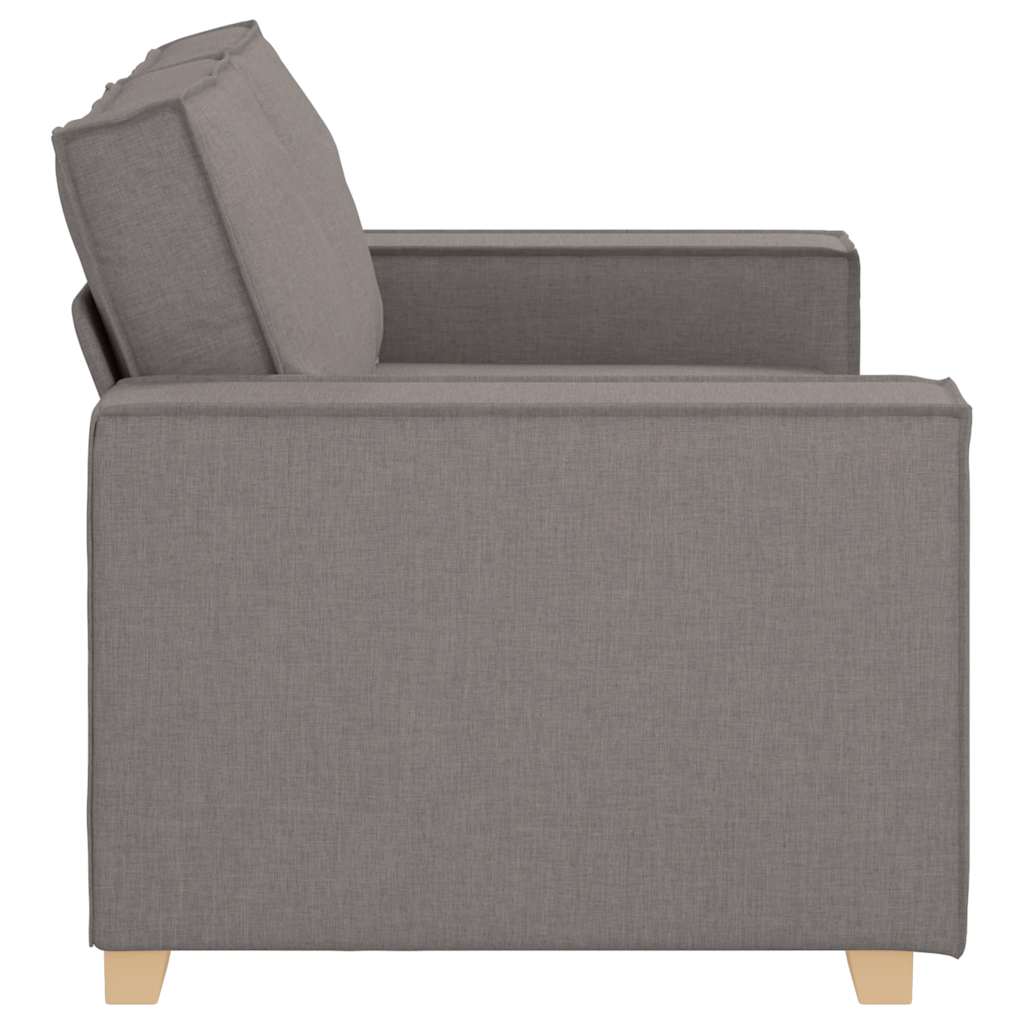 2-Sitzer Sofa Taupe 160x78x84 cm Stoff