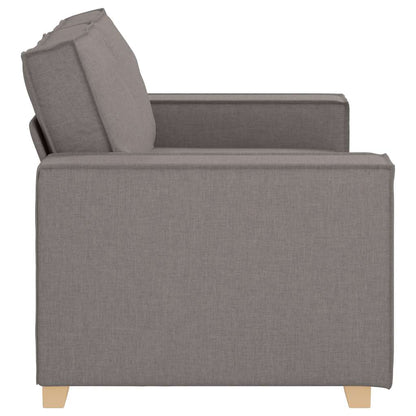2-Sitzer Sofa Taupe 160x78x84 cm Stoff