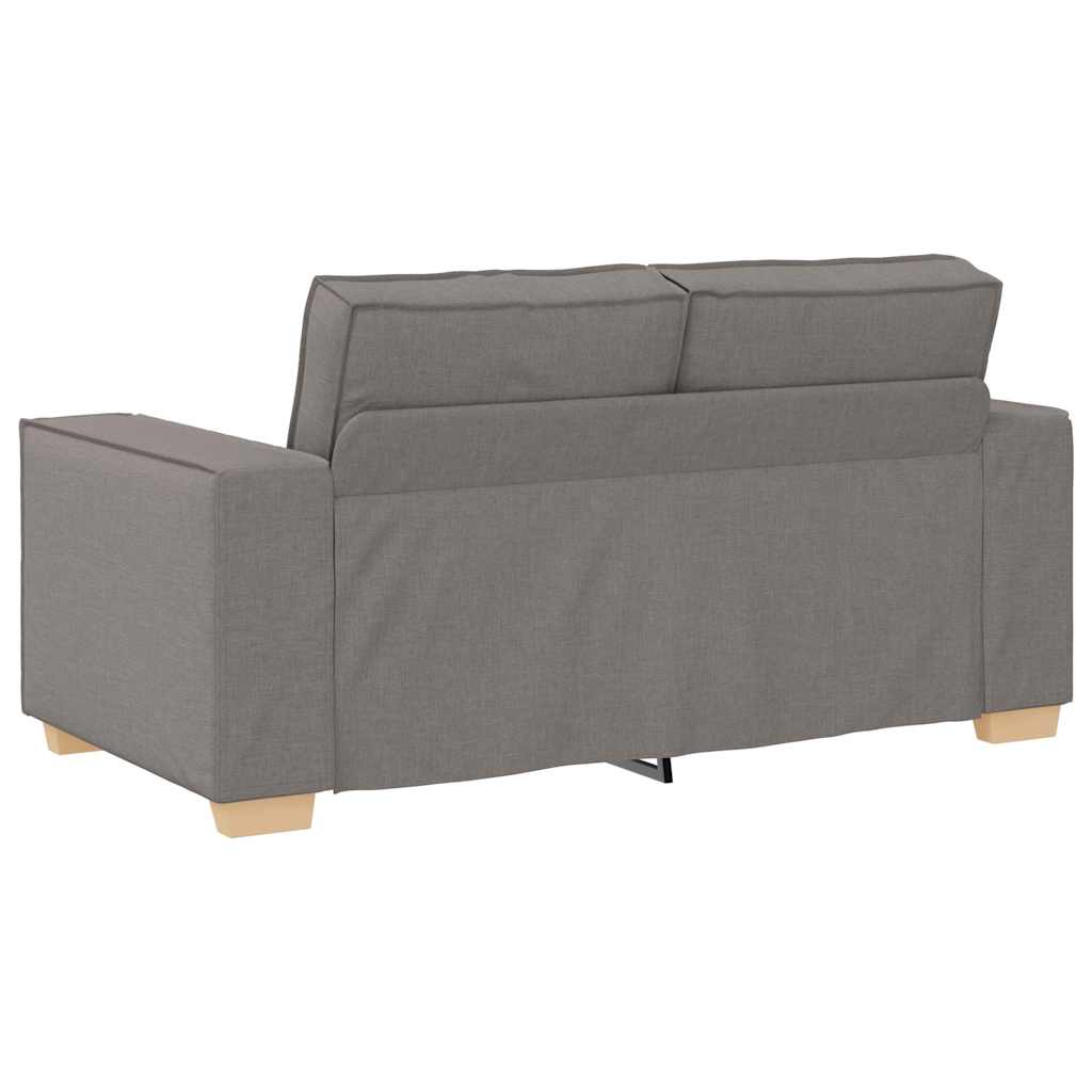2-Sitzer Sofa Taupe 160x78x84 cm Stoff