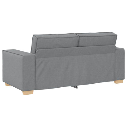 2-Sitzer Sofa Hellgrau 180x78x84 cm Stoff