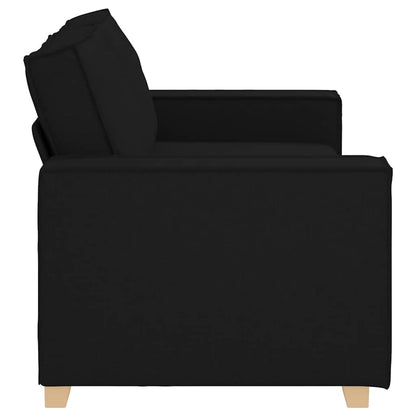 2-Sitzer Sofa Schwarz 180x78x84 cm Stoff