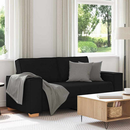 2-Sitzer Sofa Schwarz 180x78x84 cm Stoff