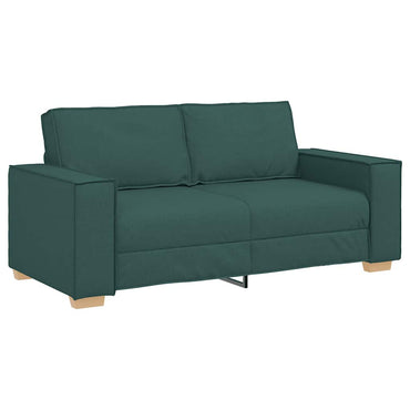 vidaXL 2-Sitzer Sofa Dunkelgrün 180x78x84 cm Stoff