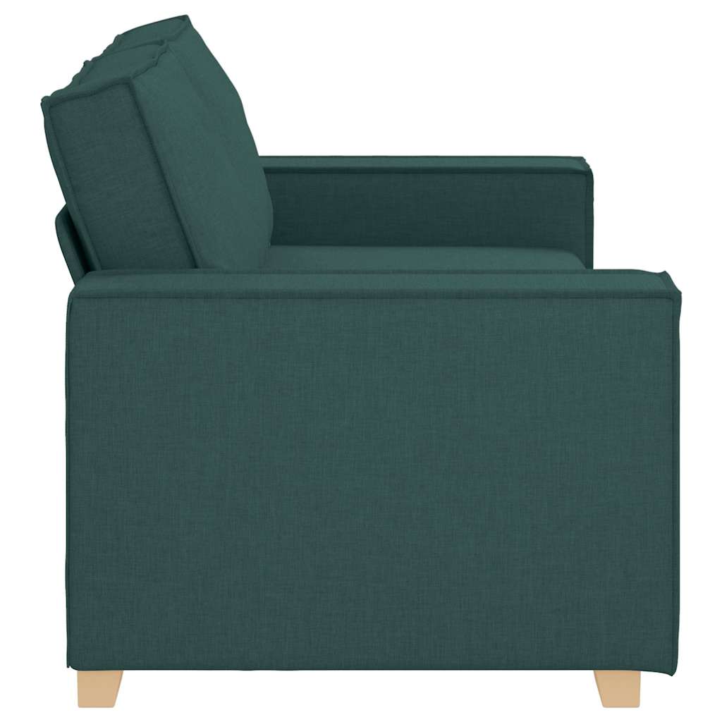 vidaXL 2-Sitzer Sofa Dunkelgrün 180x78x84 cm Stoff
