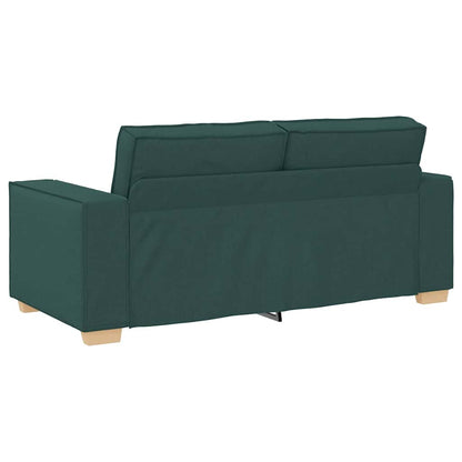 vidaXL 2-Sitzer Sofa Dunkelgrün 180x78x84 cm Stoff