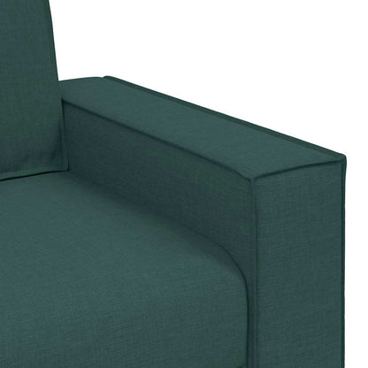 vidaXL 2-Sitzer Sofa Dunkelgrün 180x78x84 cm Stoff