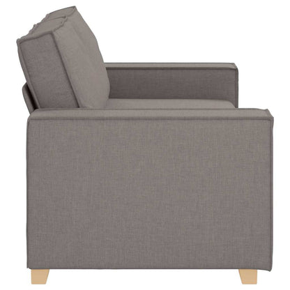 vidaXL 2-Sitzer Sofa Taupe 180x78x84 cm Stoff