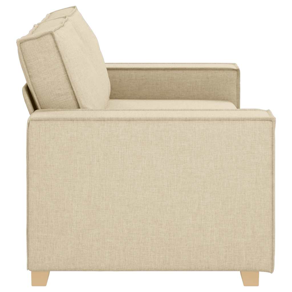 2-Sitzer Sofa Creme 180x78x84 cm Stoff