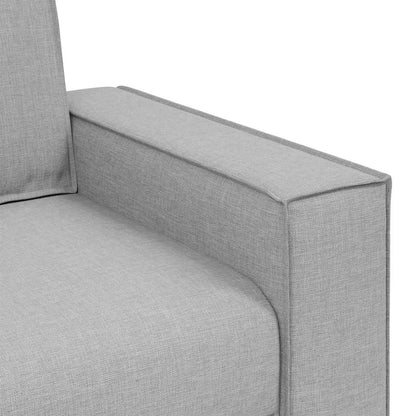 vidaXL 2-Sitzer Sofa Wolkengrau 180x78x84 cm Stoff