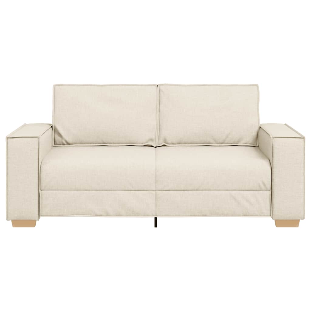 vidaXL 2-Sitzer Sofa Leinen 140 cm
