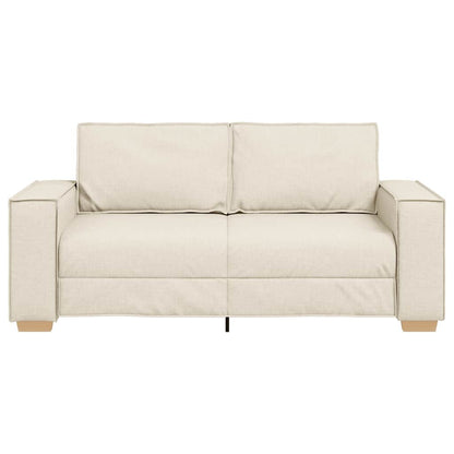 vidaXL 2-Sitzer Sofa Leinen 140 cm