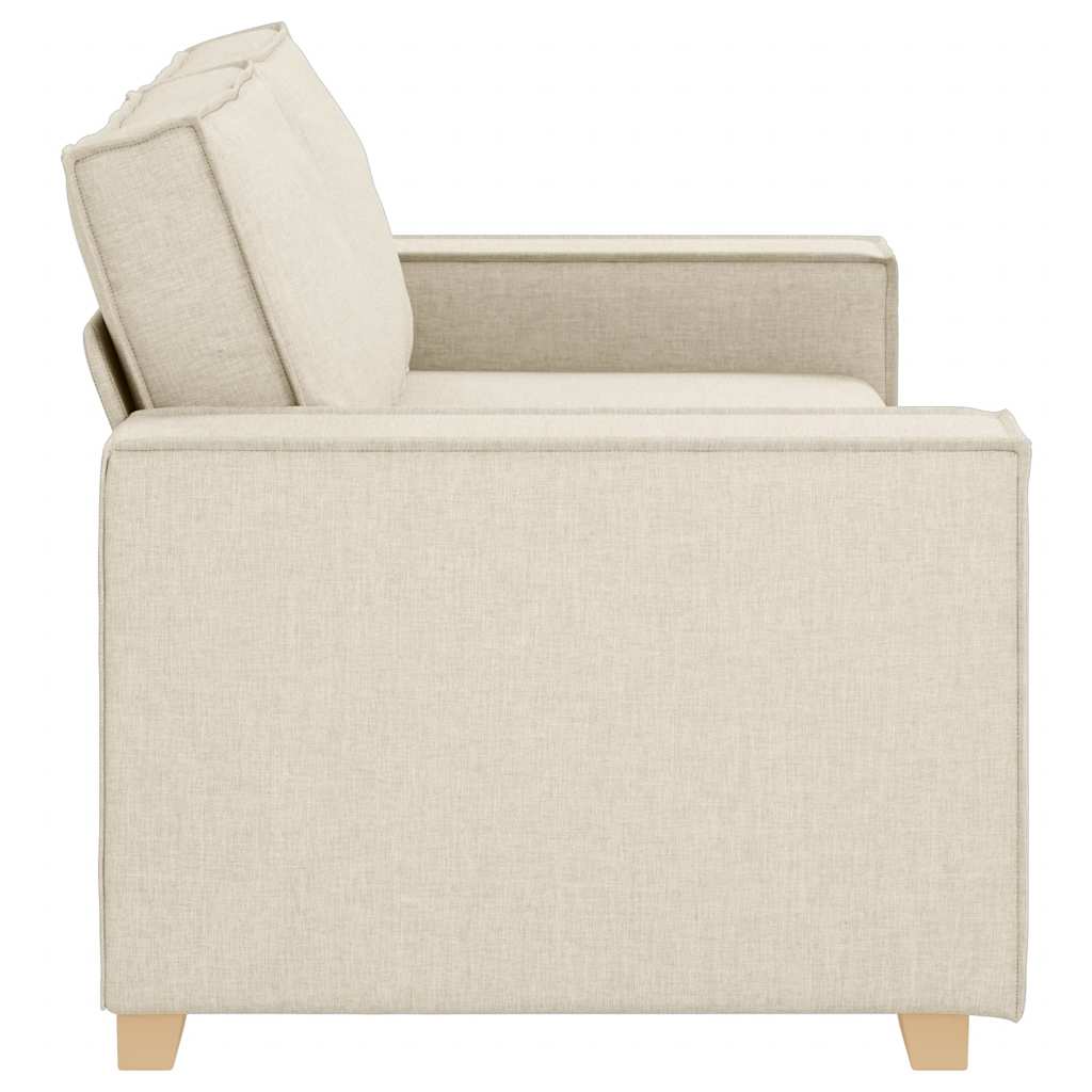 vidaXL 2-Sitzer Sofa Leinen 140 cm