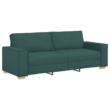 vidaXL Sofa Dunkelgrün 220 x 80 x 84 cm Stoff
