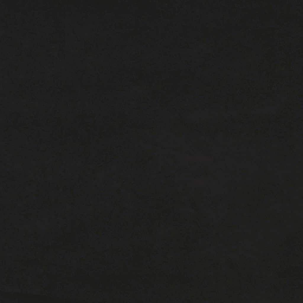 2-Sitzer-Sofa Schwarz 160x78x84 cm Samt