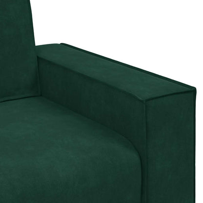 2-Sitzer-Sofa Dunkelgrün 180x78x84 cm Samt