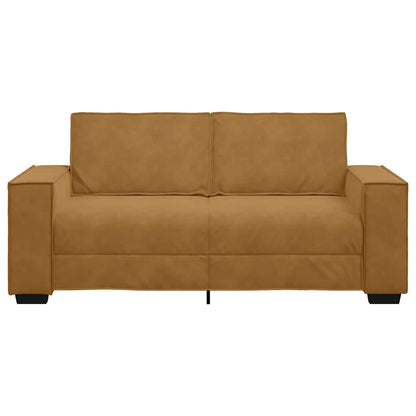 vidaXL 2-Sitzer-Sofa Braun 180x78x84 cm Samt