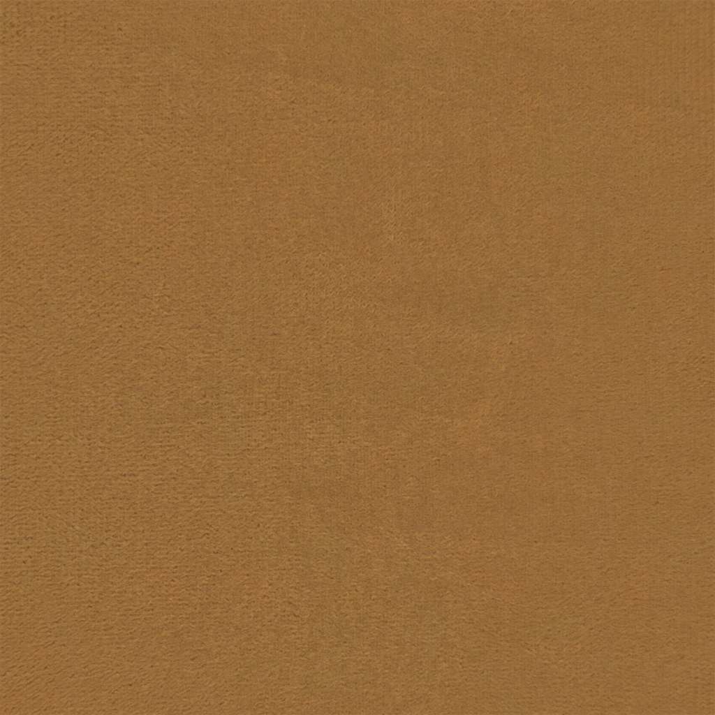 2-Sitzer-Sofa Braun 180x78x84 cm Samt