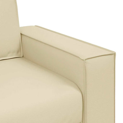 Sofa Creme 99 x 80 x 84 cm Stoff