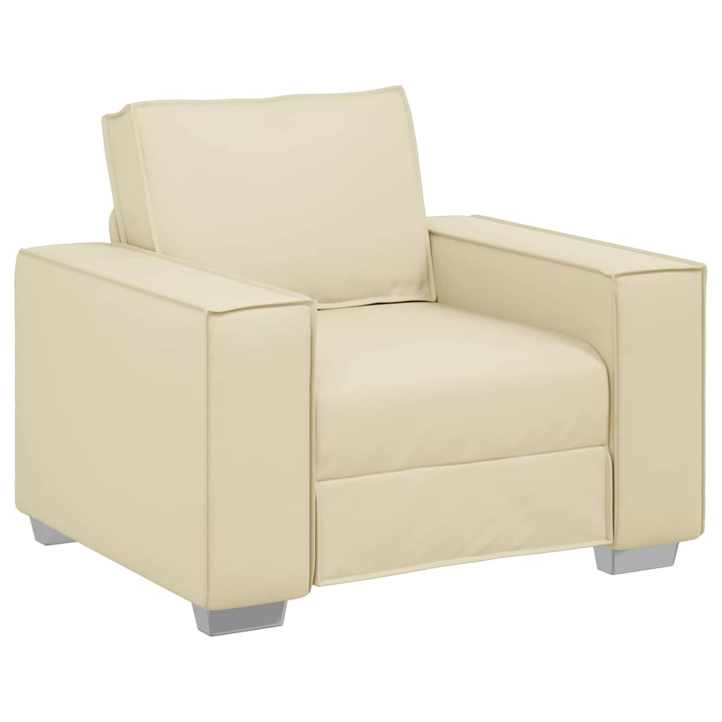 Sofa Creme 99 x 80 x 84 cm Stoff