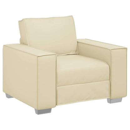 Sofa Creme 99 x 80 x 84 cm Stoff