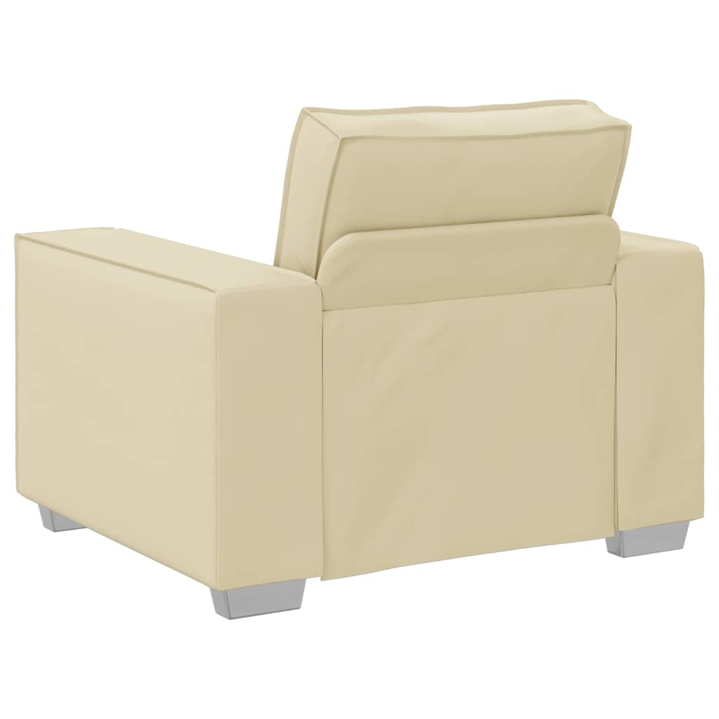 Sofa Creme 99 x 80 x 84 cm Stoff