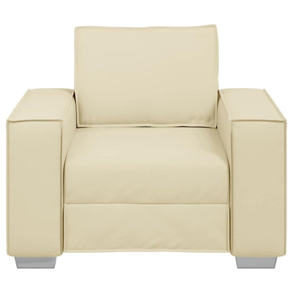 Sofa Creme 99 x 80 x 84 cm Stoff