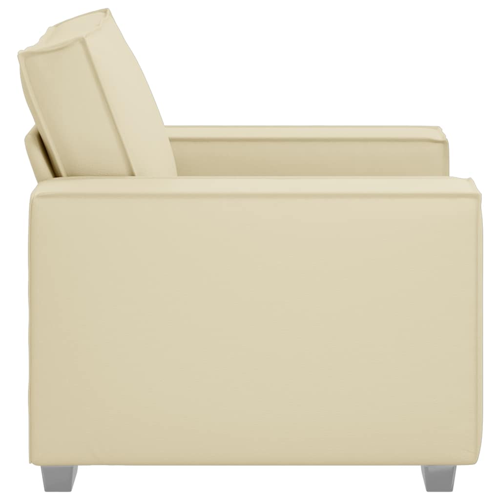 Sofa Creme 99 x 80 x 84 cm Stoff