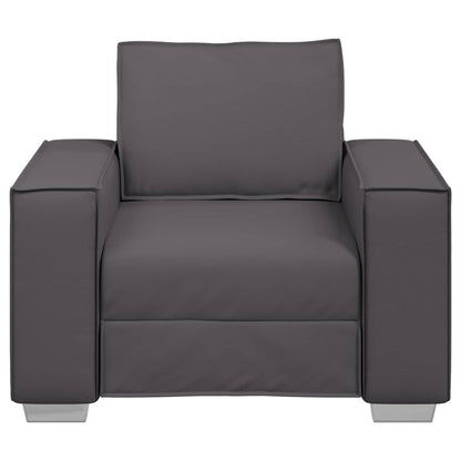 vidaXL Sofa Grau 99 x 80 x 84 cm Stoff